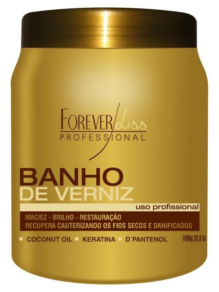 Forever Liss Banho de Verniz Brilho e Hidratação Extremo 1kg