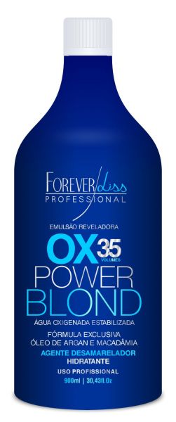 Forever Liss Power Blond Agua Oxigenada Matizadora OX 35 Volumes 900ml